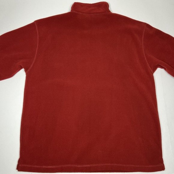 Vintage 90s Oxide Sportswear Men Red Fleece 1/4 Zip Sweatshirt Size XL Mock Neck - Picture 6 of 8